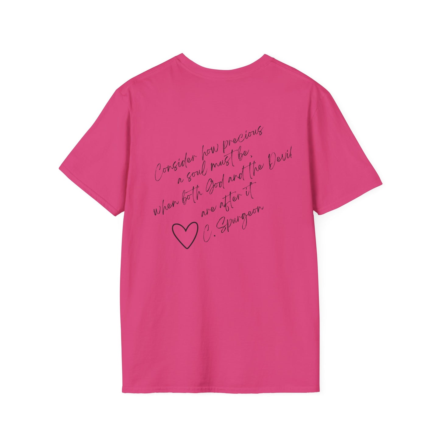 How Precious a Soul- Inspirational Unisex Softstyle T-Shirt