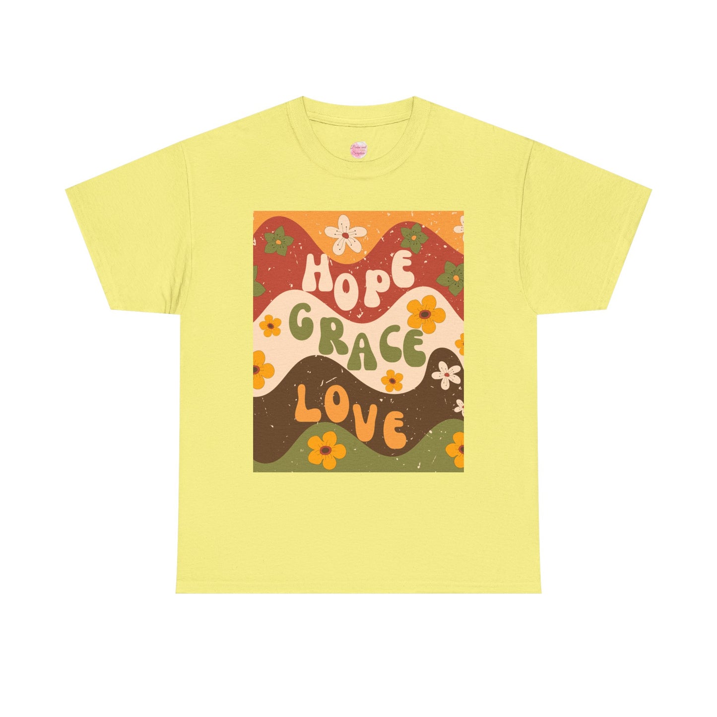 Groovy Faith! Hope Grace Love T-Shirt - Shop Now! 💖