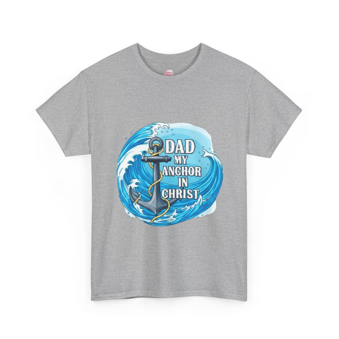 ⚓️ Faith & Family Tee! Dad My Anchor In Christ - Perfect Father's Day Gift! 🙏