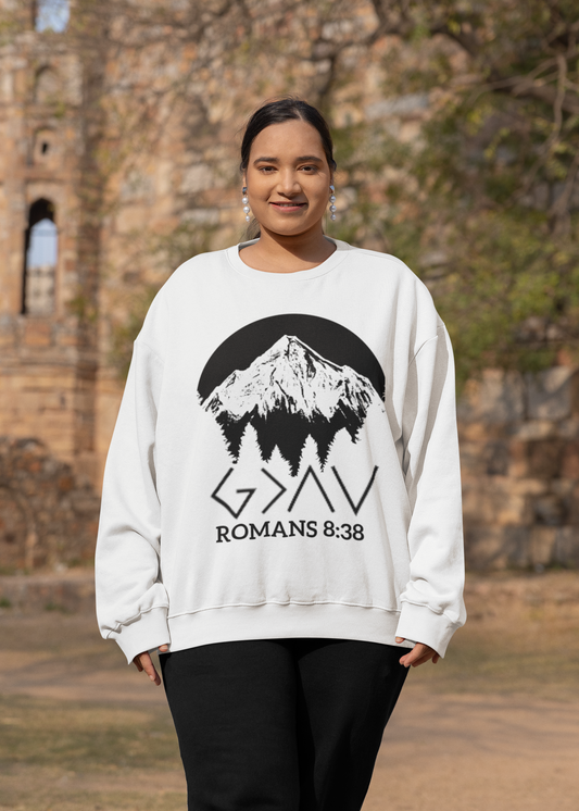 God is Greater Unisex Crewneck Sweatshirt