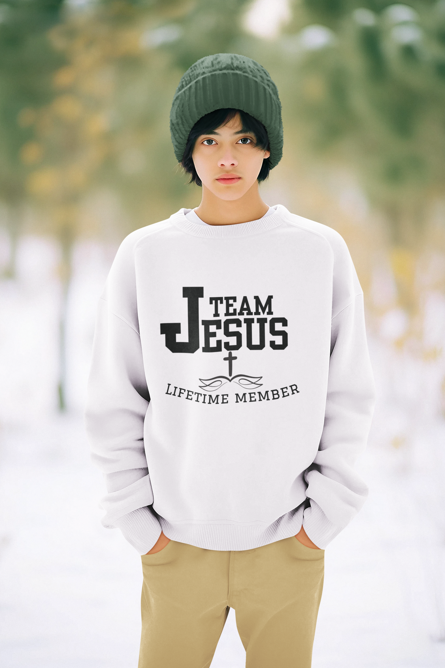 Team Jesus Youth Crewneck Sweatshirt